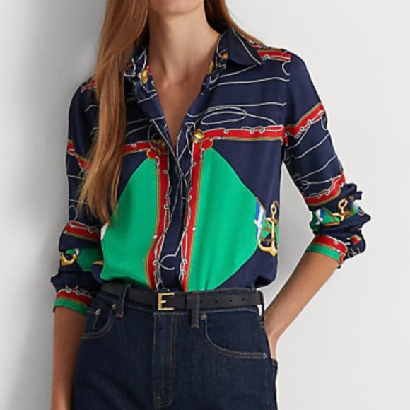 Ralph Lauren Tops - Ralph Lauren Button Down Blouse